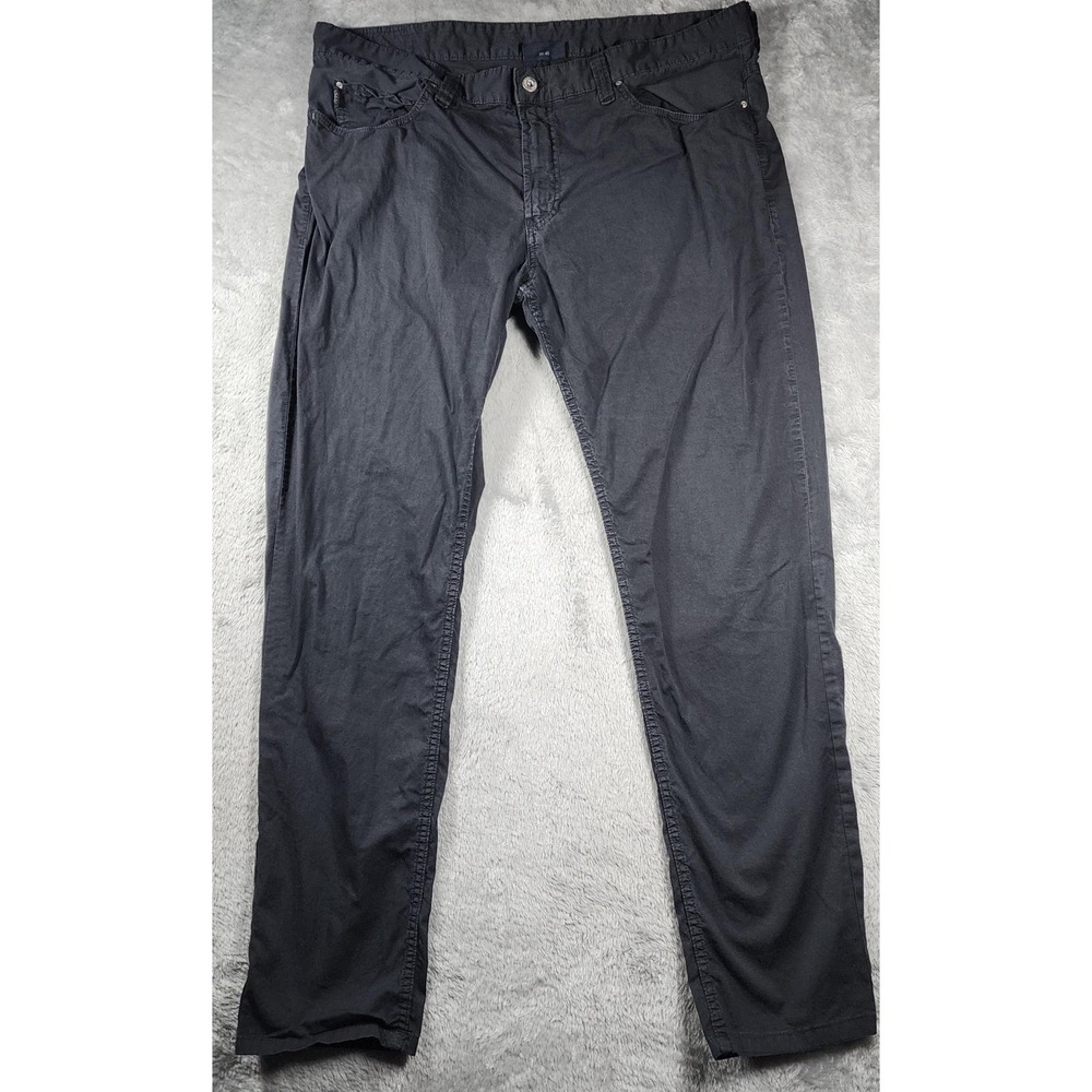 Armani Jeans Mens 37x32 Gray J15 Stretch Straight Leg 5 Pocket Denim (Tag 40x32)